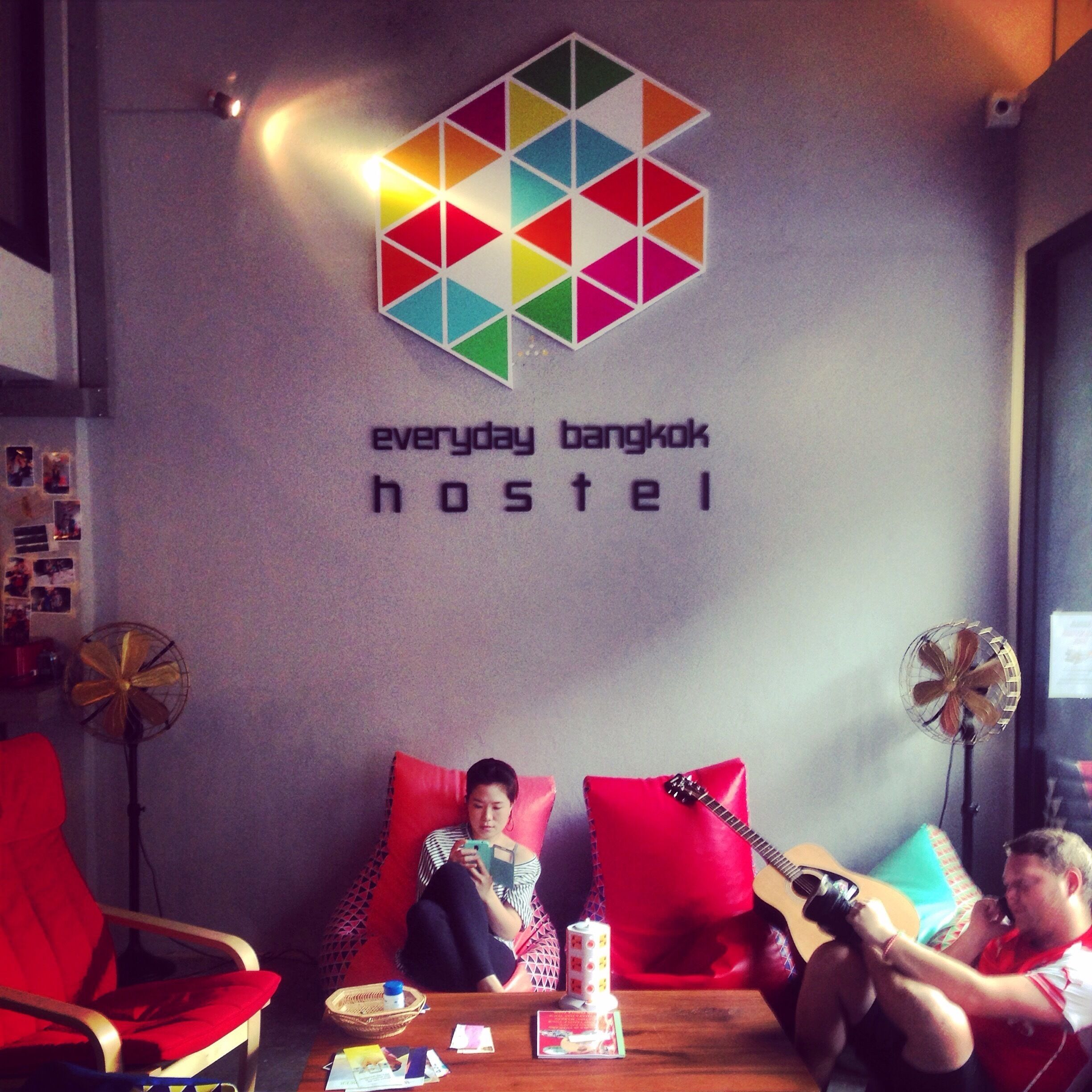 Loving this quirky new hostel in Bangkok near the Lumphini park. It has a great big communal area downstairs and a kitchen (never seen such a big and tidy hostel kitchen in my life!) with a dining room where you can also lounge and watch movies or borrow a good book from their big selection  in the library. There are five floors with huge bathrooms (Hot water that works! Yes!) and every dorm and double bedroom is tastefully decorated and equipped with A/C. The best part about the hostel for me personally? Our room is located on the 5th floor and the Wifi is fast; and they have brand-new washing machines where you can wash your clothes for 40 Baht (one load) - very convenient for a long-term traveller. This was one of the best hostel experiences I've had so far - thoroughly recommended!! P.s.: you would never guess what their beer opener is made out of...

#alifefullofserendipity #serendipitytess #serendipity #everydaybangkokhostel #thailand #thai #thainess #bangkok #bkk #travel #traveling #travelblog #travelblogger #rtw #travelphotography #young #hip #asia #photography #travelphotography 