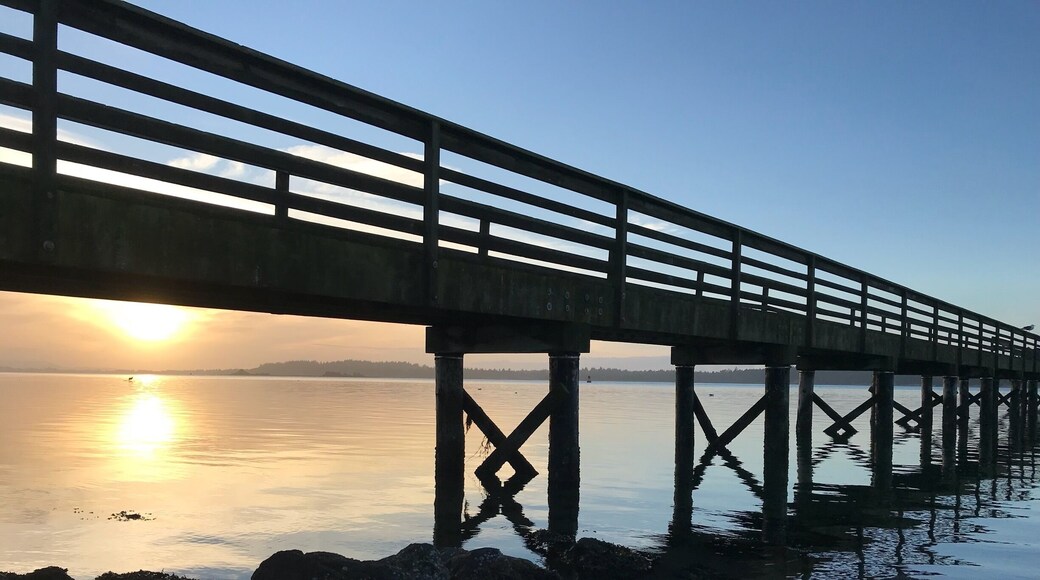 Boat launch, crabbing but best of all the sunsets, the sand dunes are across the water