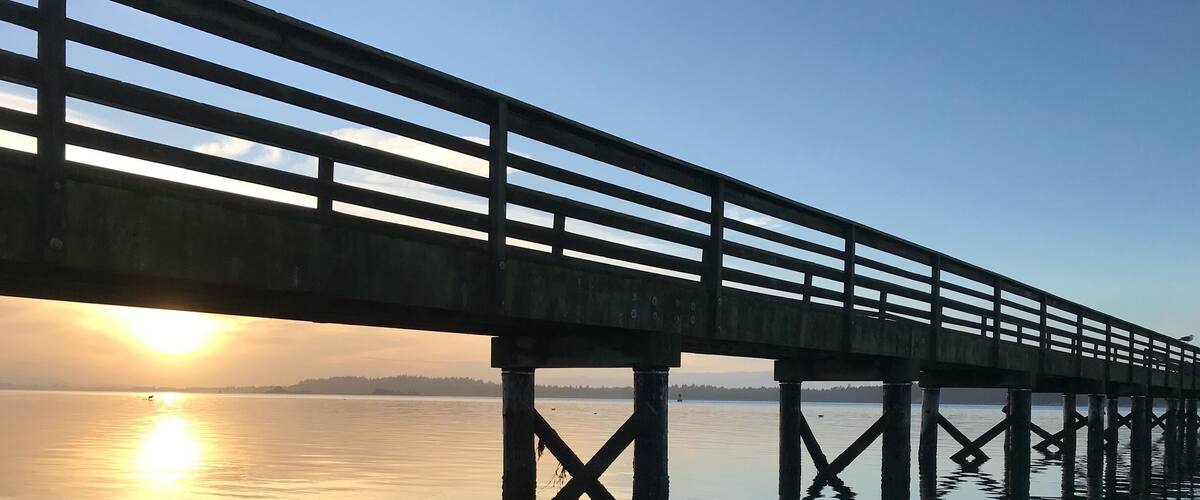 Boat launch, crabbing but best of all the sunsets, the sand dunes are across the water