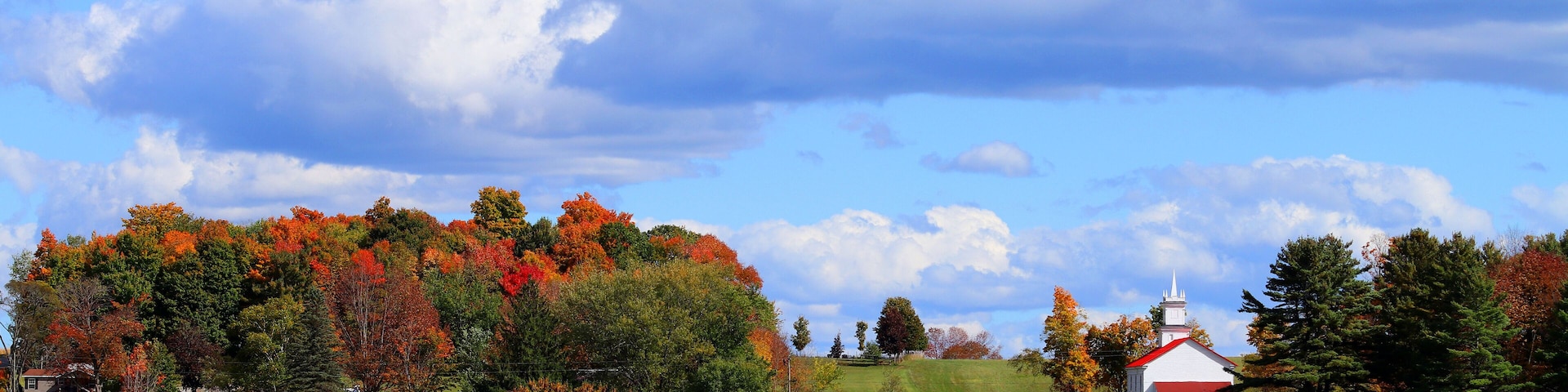 Autumn Skies over Butternut Road. Unadilla, NY.