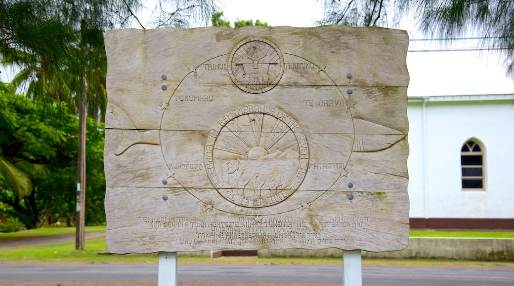 Ngatangiia som omfatter skiltning