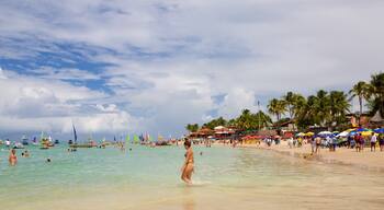 Porto de Galinhas which includes swimming, general coastal views and a beach