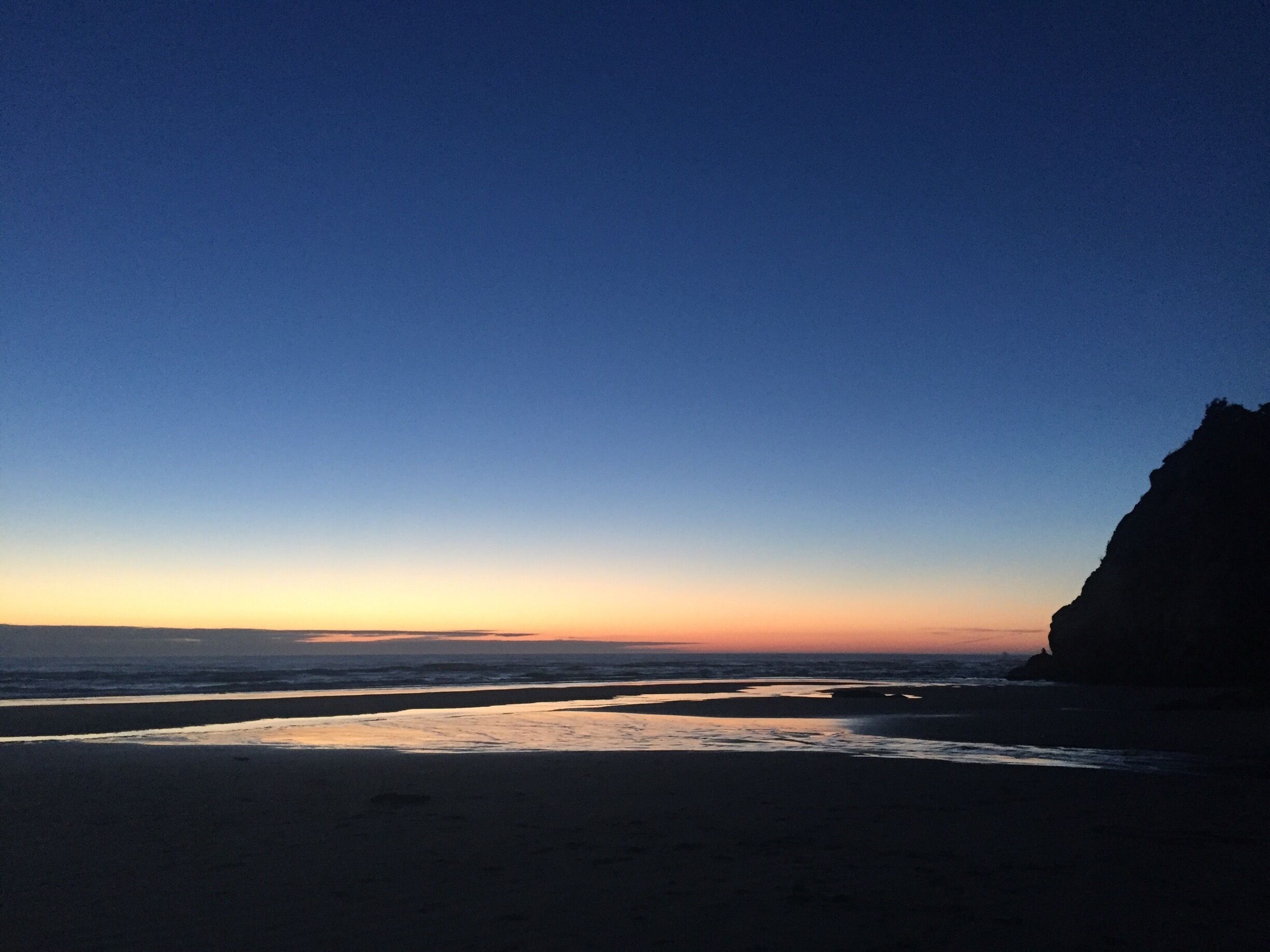 Another beautiful sunset on the beach. Canon Beach, Oregon