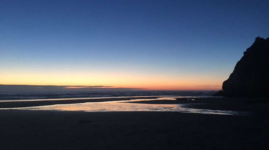Another beautiful sunset on the beach. Canon Beach, Oregon