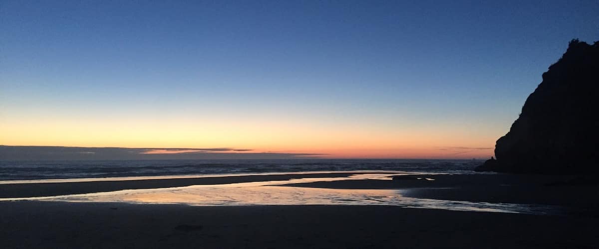 Another beautiful sunset on the beach. Canon Beach, Oregon