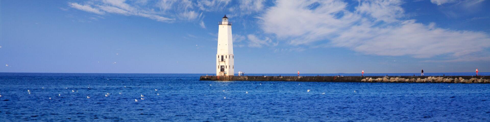 Frankfort North Breakwater Lighthouse