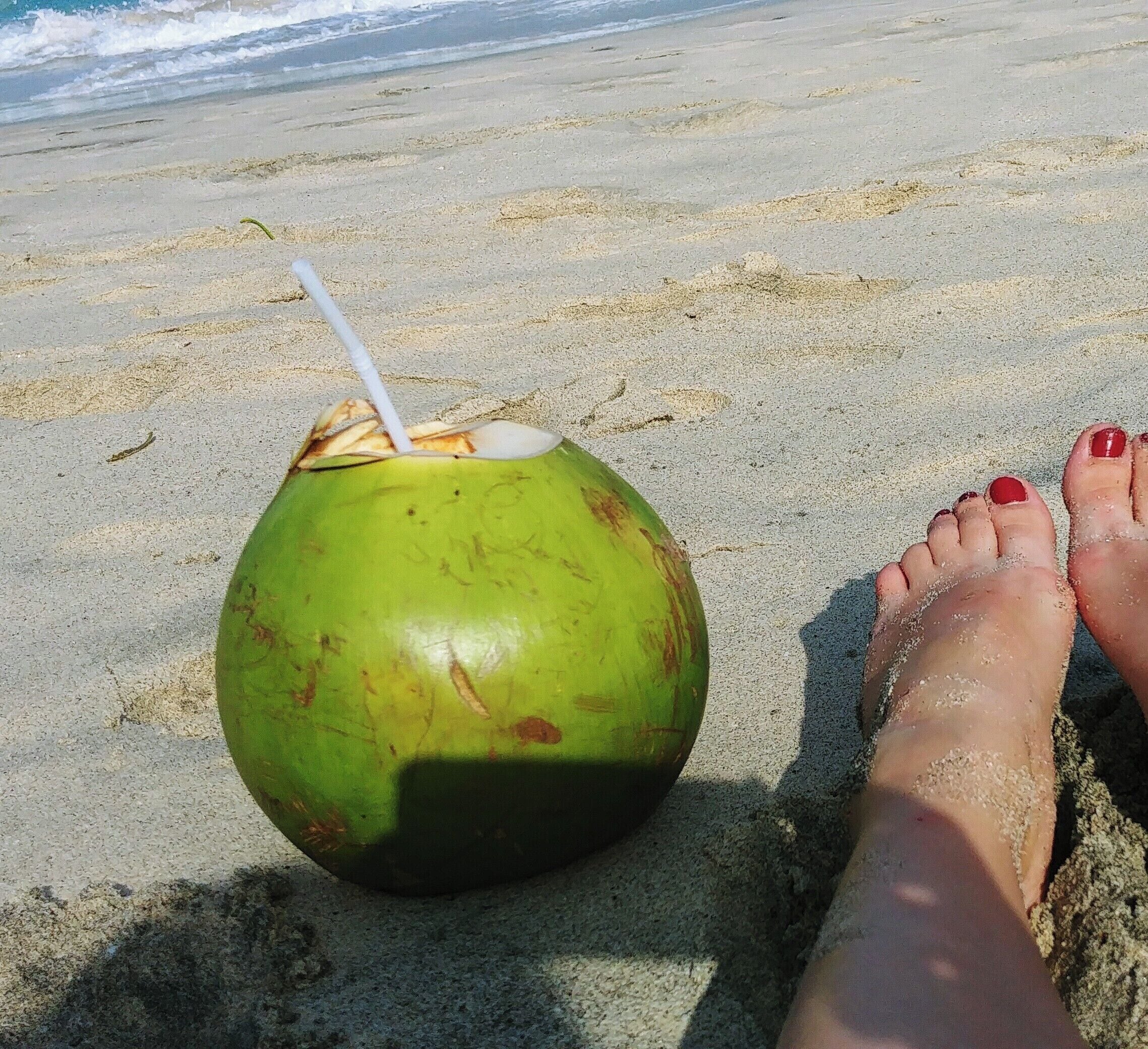 A sweet coconut by the beach instead of sugar ☺ 
#LifeAtExpedia