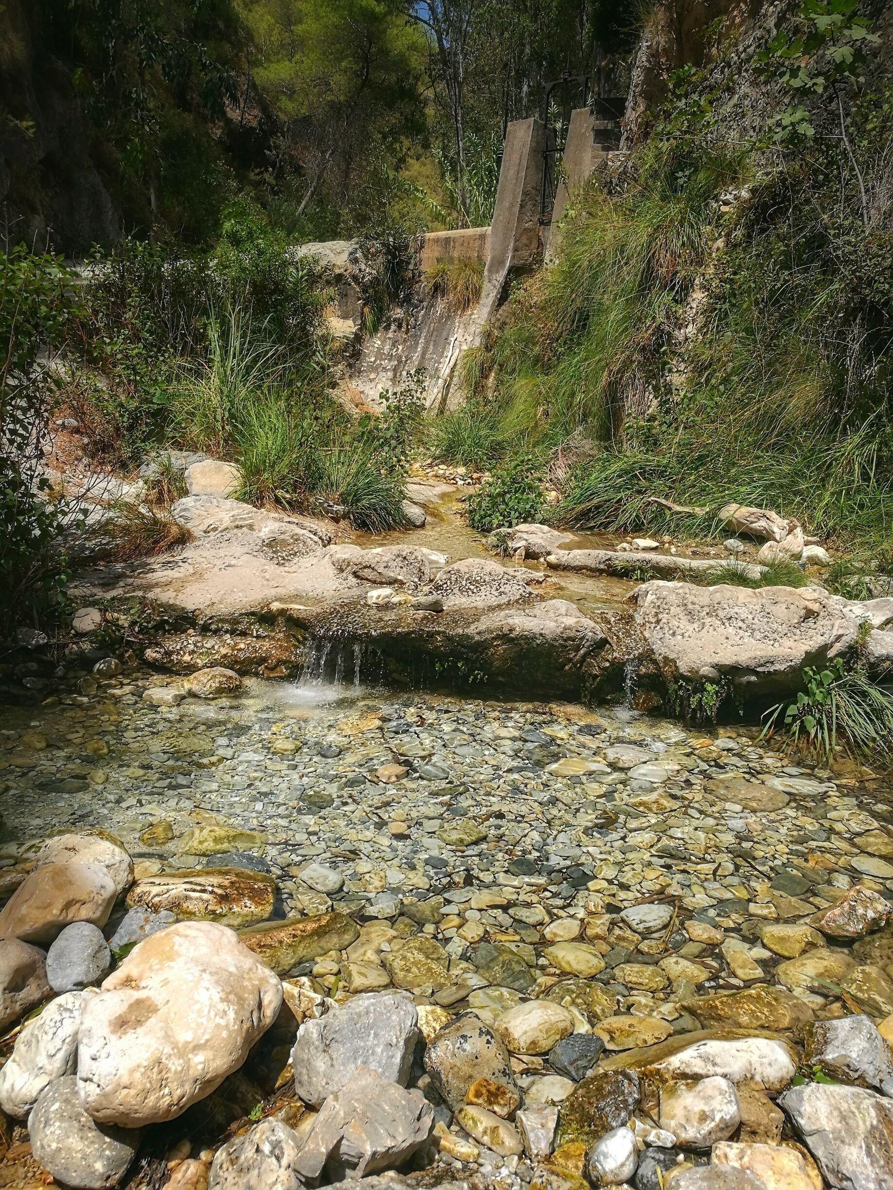 A beautiful walk through the mountainside, river and waterfalls, near Nerja #takeahike