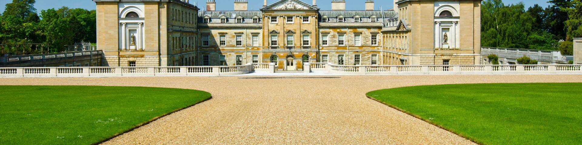 Woburn Abbey is the home of the Dukes of Bedford; Shutterstock ID 193884770