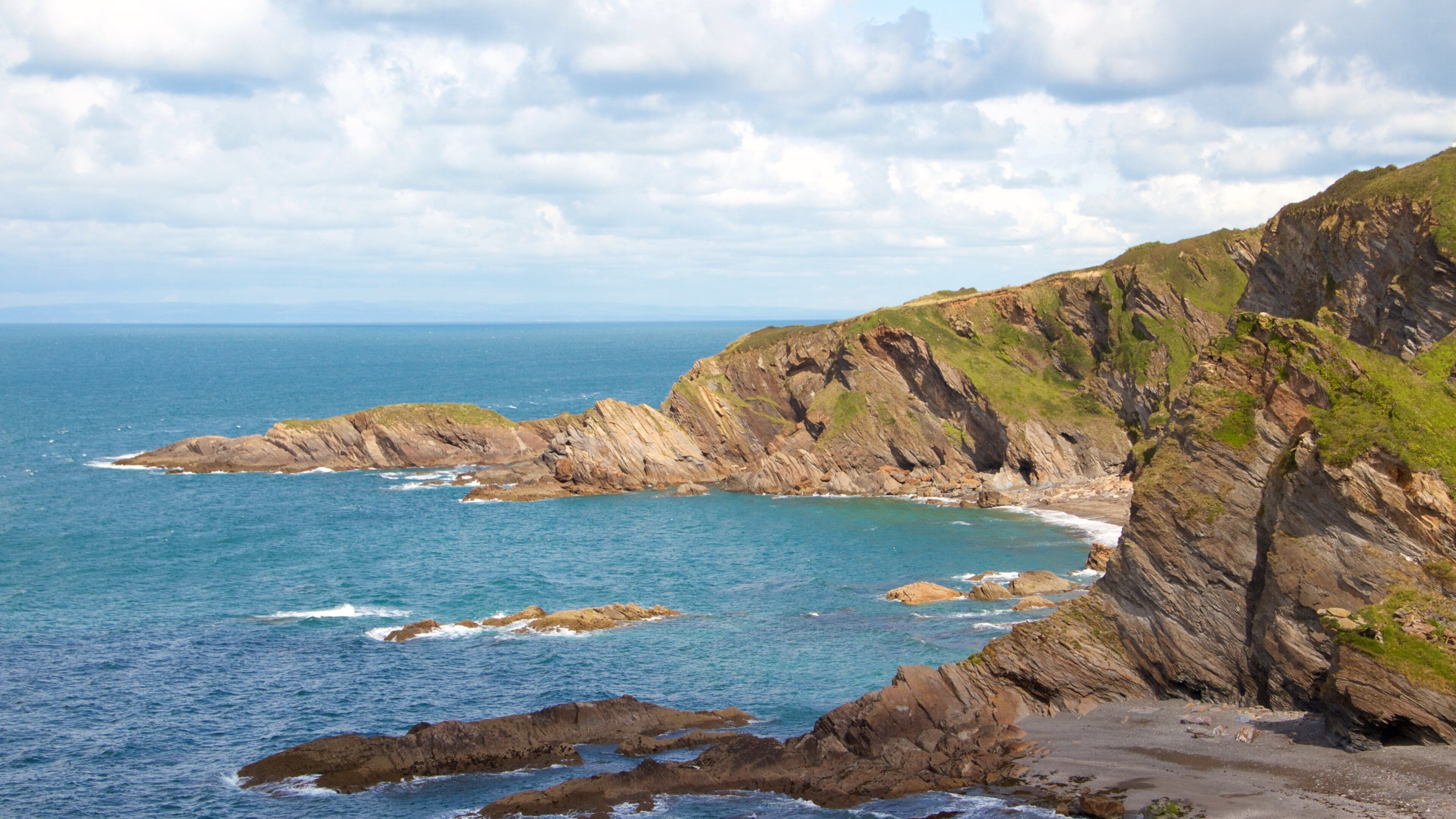 Devon which includes general coastal views and rocky coastline