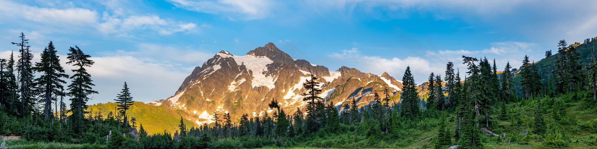 North Cascades National Park Picture Lake View Point Mt Braker Shuksan Seattle Washington State