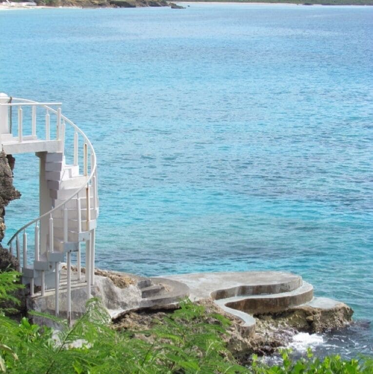 staircase to the sea