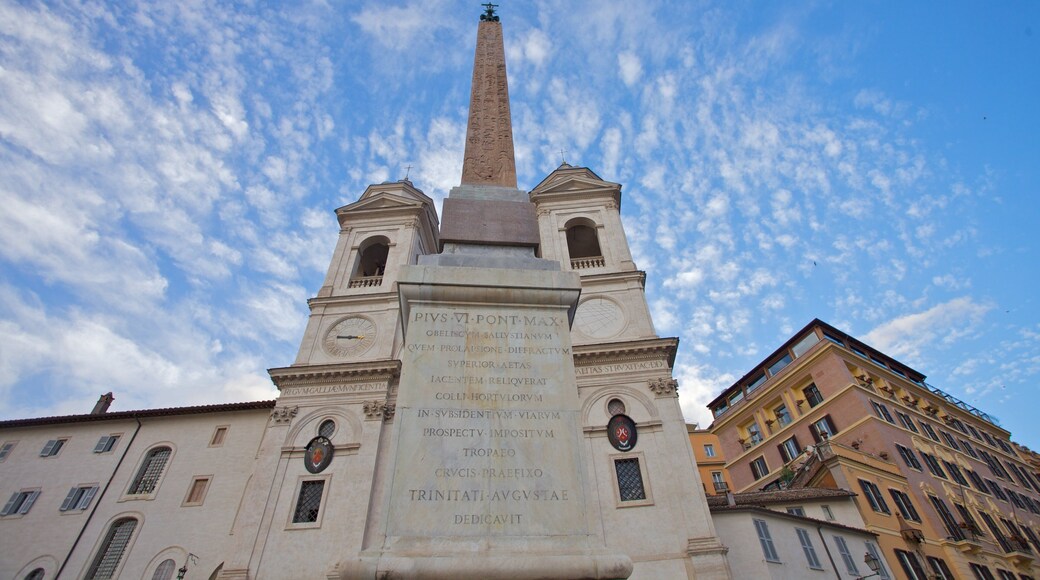 Spanish Steps which includes heritage architecture, a monument and a statue or sculpture