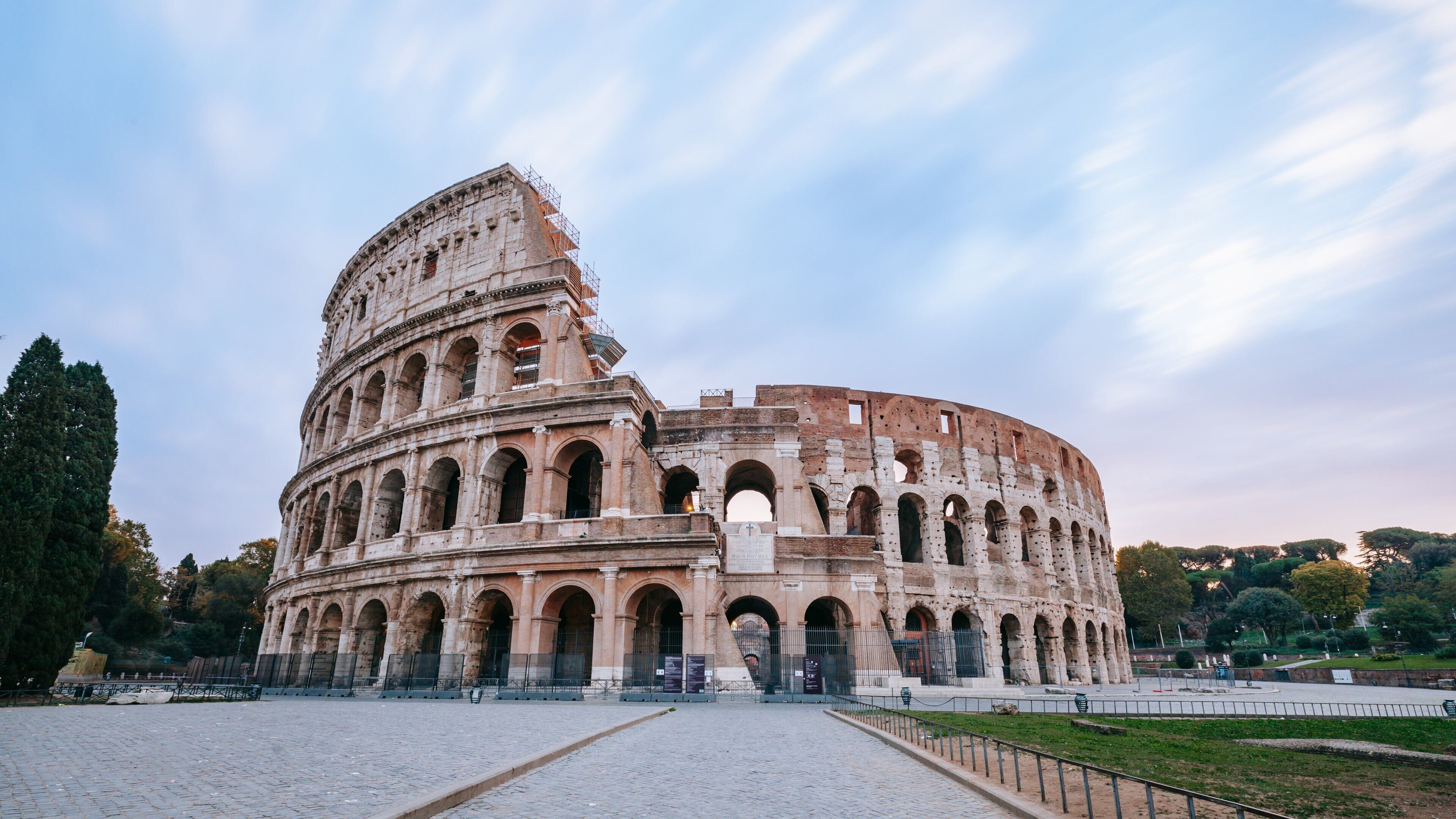 Colosseum featuring heritage architecture and a monument