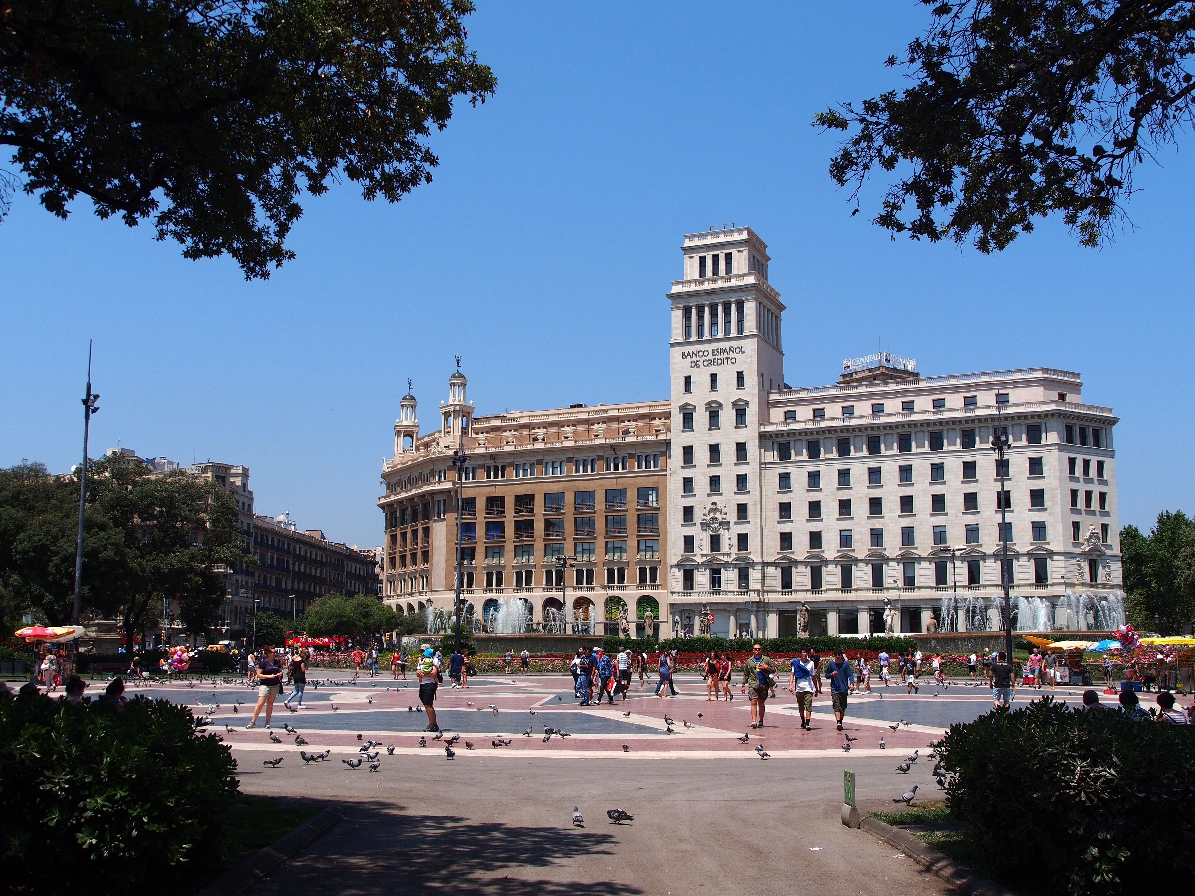 Plaça de Catalunya of Barcelona - 2013.07