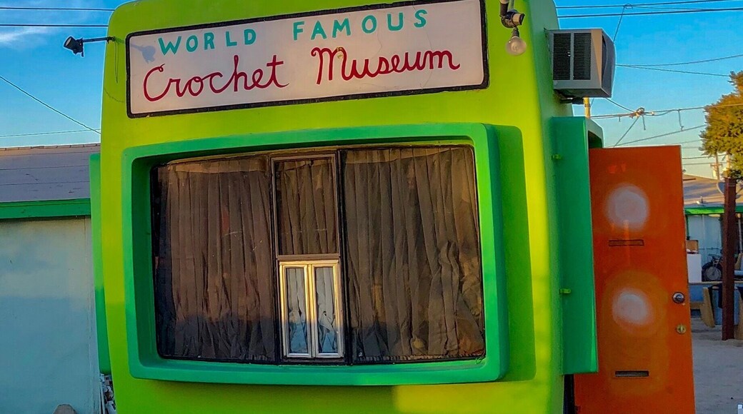 Come to the town of Joshua Tree to visit the glorious national park, but stay for the funky desert culture, including this roadside wonder!