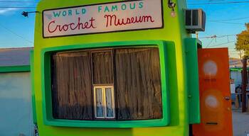 Come to the town of Joshua Tree to visit the glorious national park, but stay for the funky desert culture, including this roadside wonder!