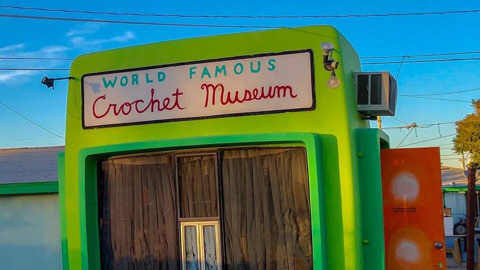 Come to the town of Joshua Tree to visit the glorious national park, but stay for the funky desert culture, including this roadside wonder!