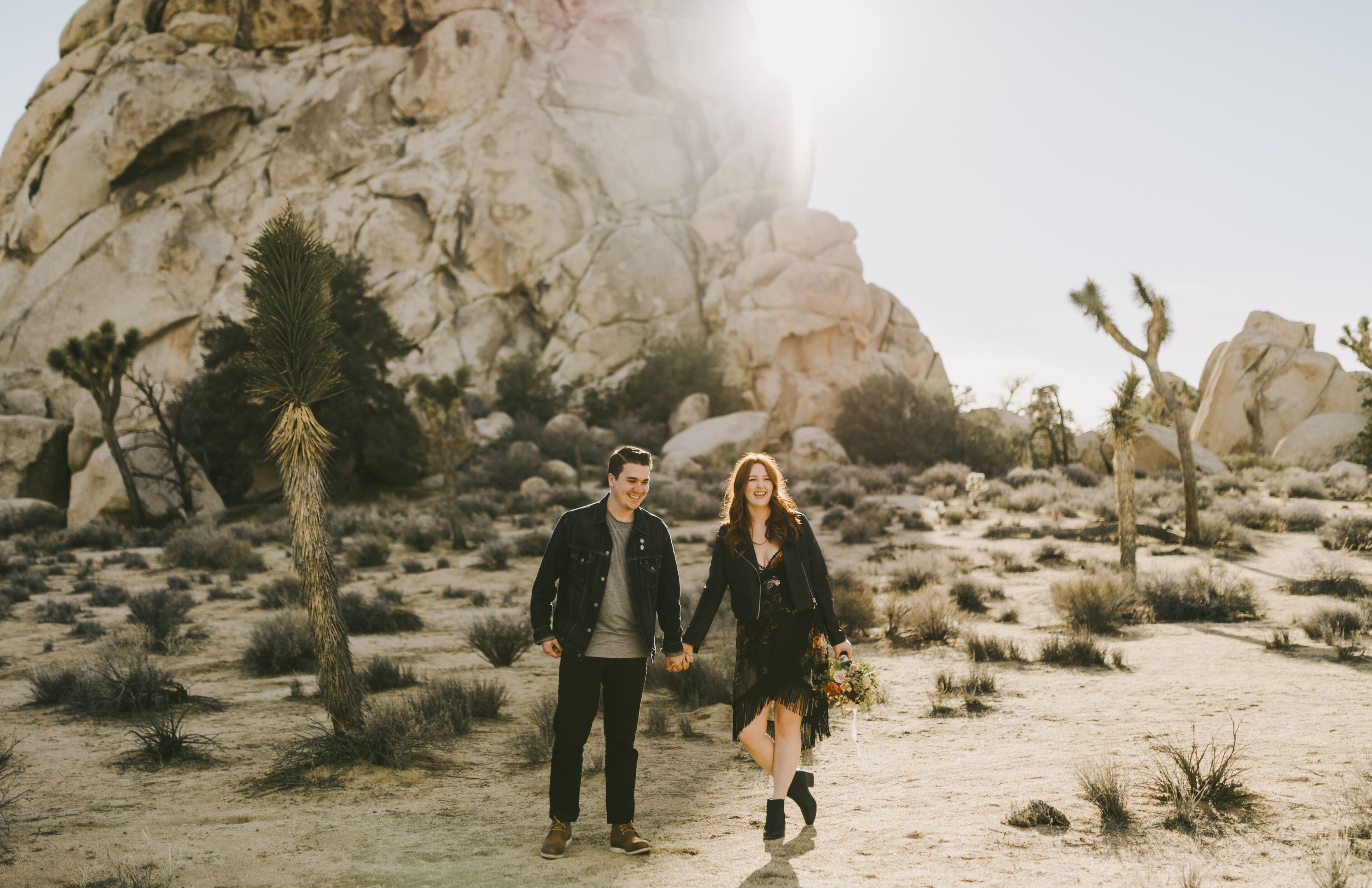 Desert Couple Walking