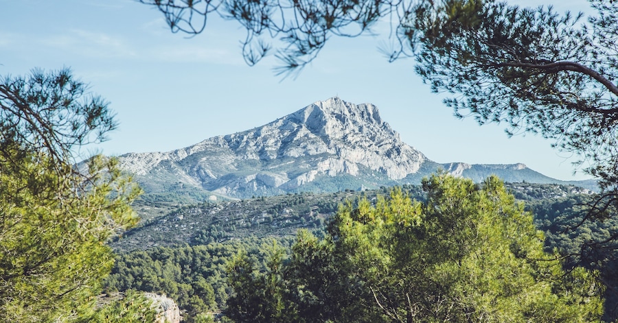 Sainte Victoire in Provence, France