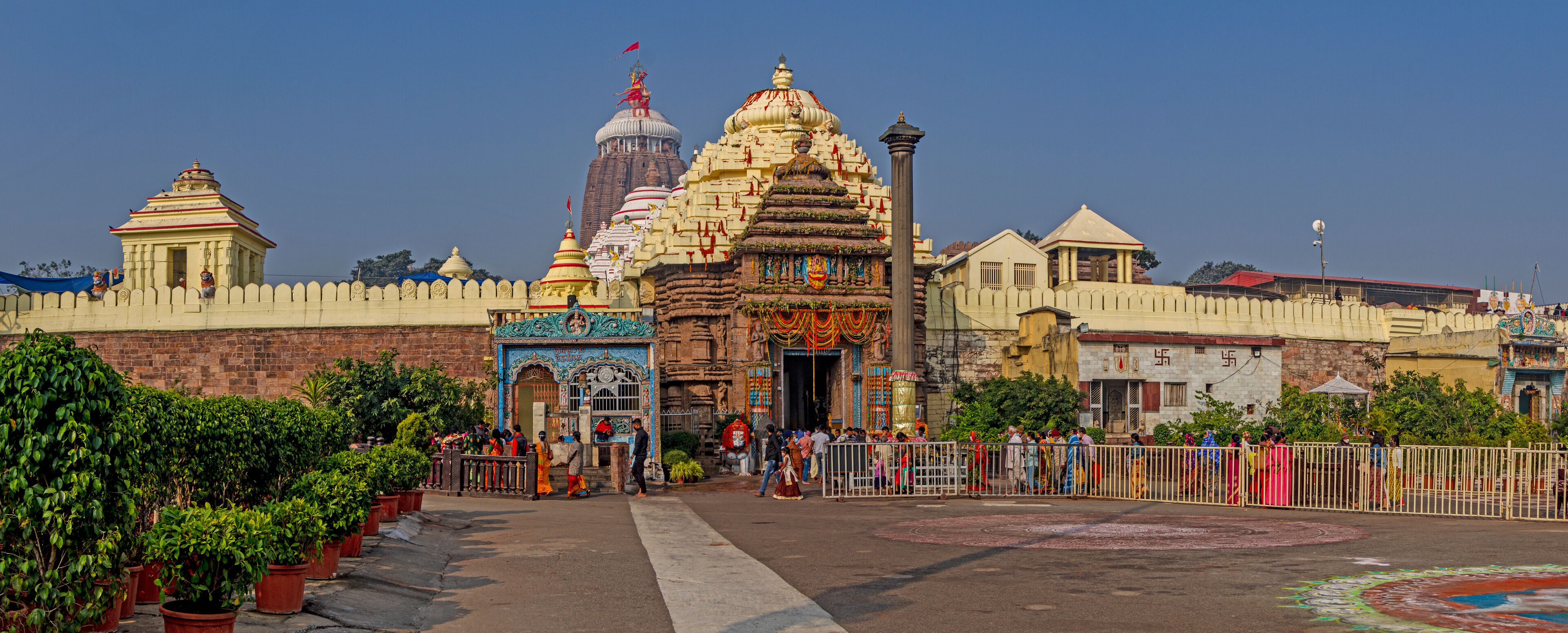Sri Jagannath Temple in Orissa State of India. Constructed in 1000AD this temple is famous for its Chariot Ritual popularly known as Rath Yatra