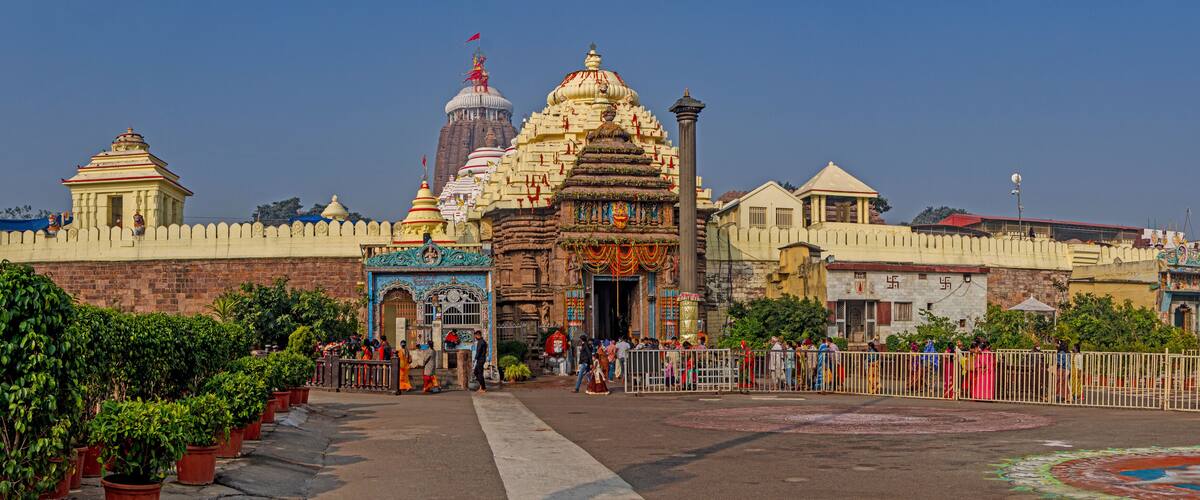 Sri Jagannath Temple in Orissa State of India. Constructed in 1000AD this temple is famous for its Chariot Ritual popularly known as Rath Yatra