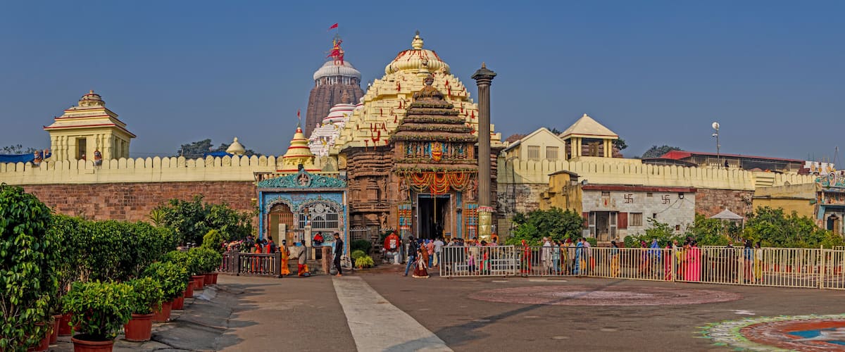 Sri Jagannath Temple in Orissa State of India. Constructed in 1000AD this temple is famous for its Chariot Ritual popularly known as Rath Yatra