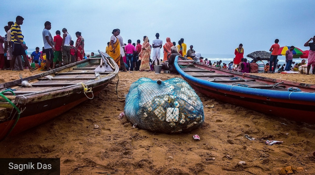 An early morning at the Golden beach, Puri, India when the fishermen brought in their fresh catch
#BVStrove