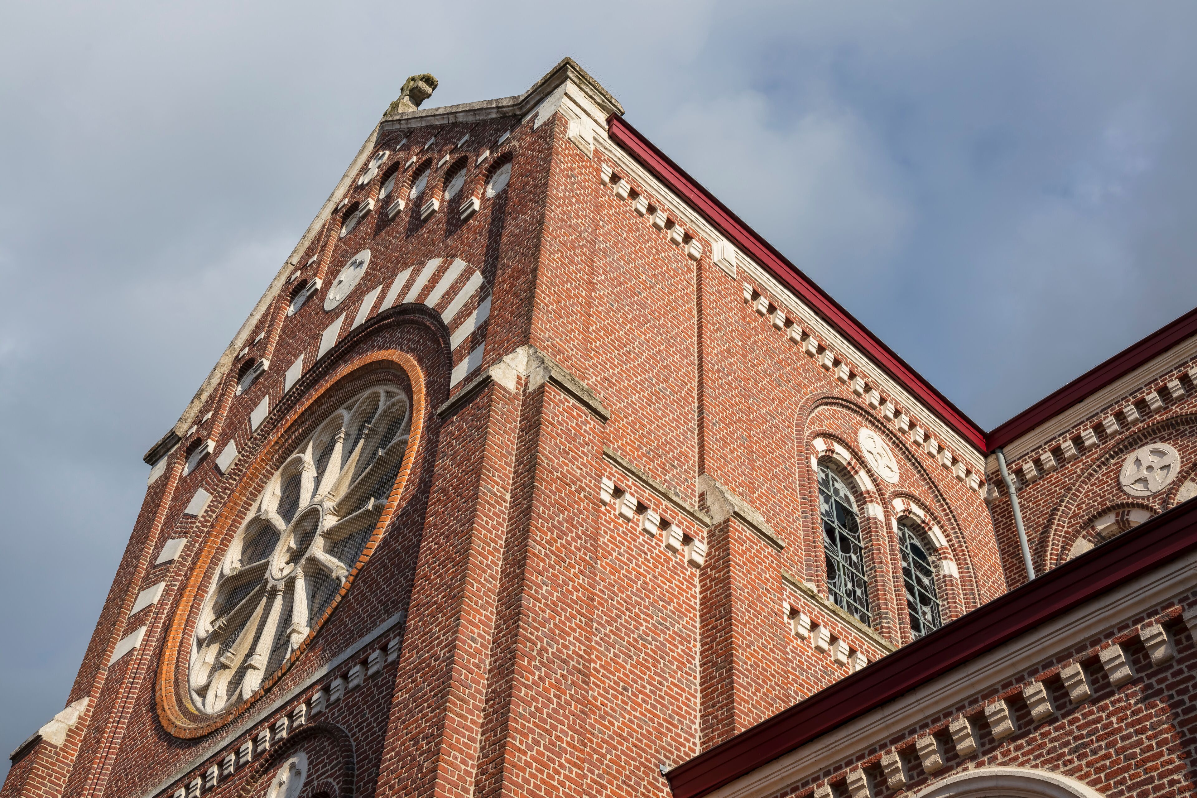 Church of Roncq, Hauts de France region, France