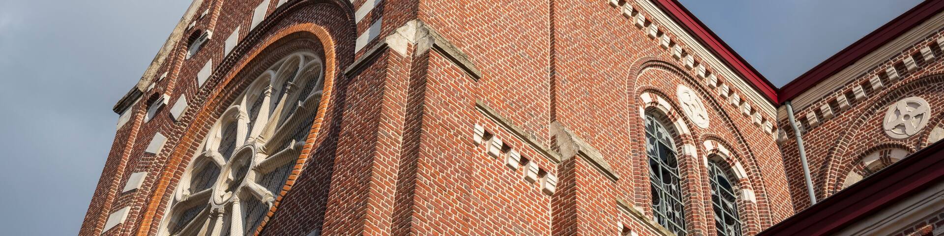 Church of Roncq, Hauts de France region, France