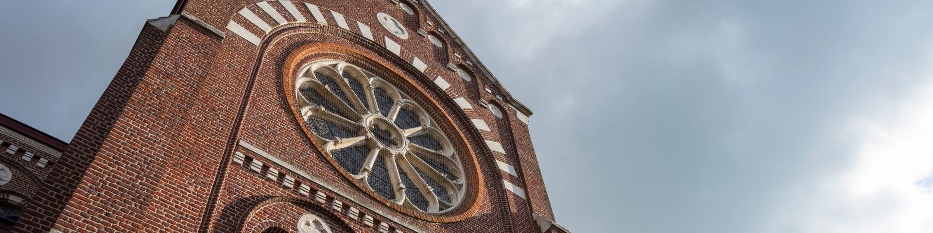 Church of Roncq, Hauts de France region, France