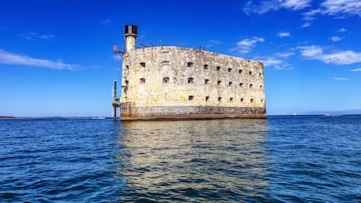 Fort Boyard between Oleron island and La Rochelle