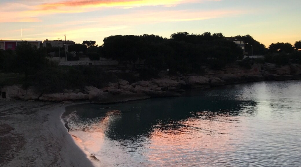 Morning beach , south of France