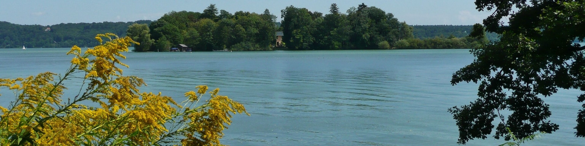 Blick auf die Roseninsel