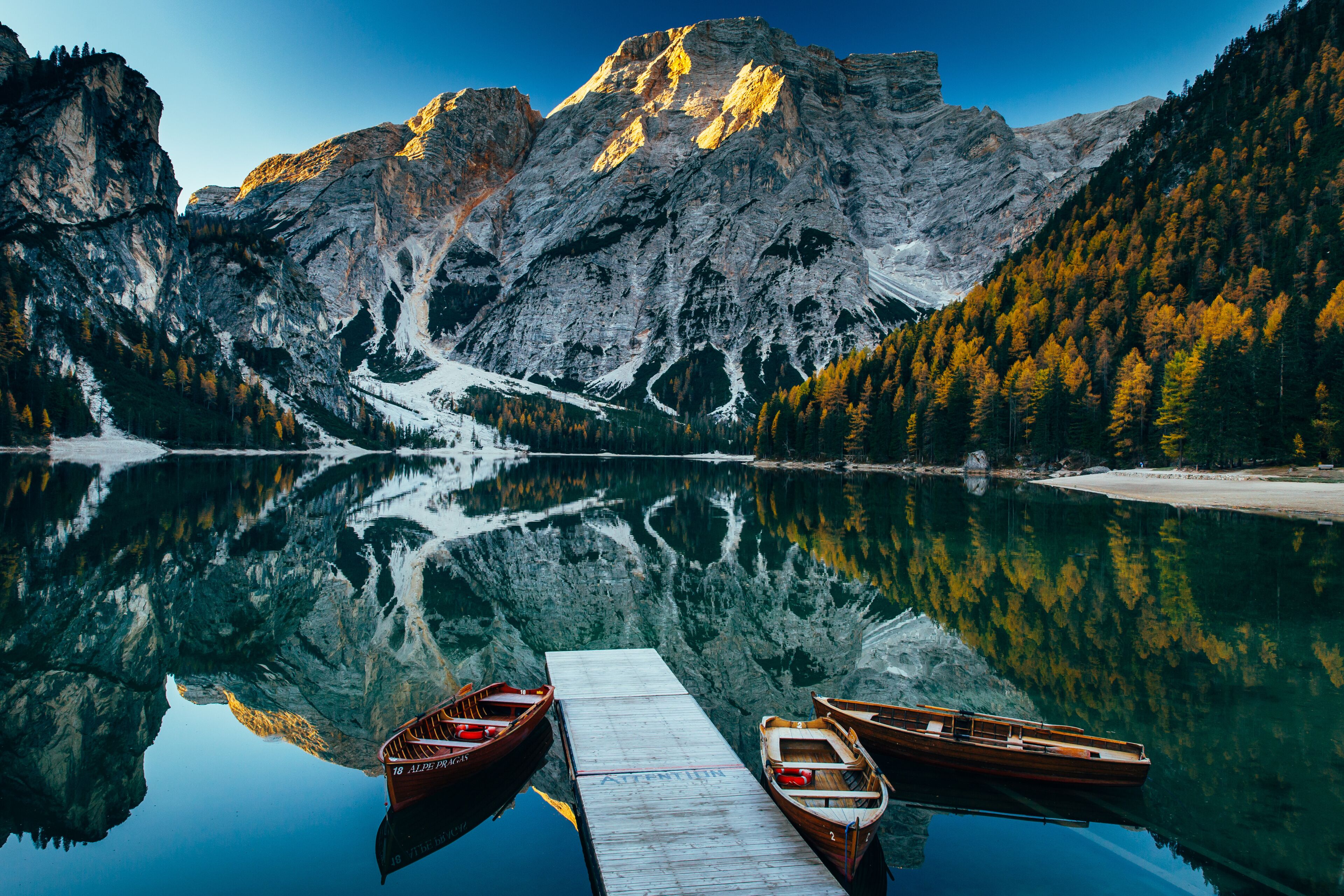 Braies lake