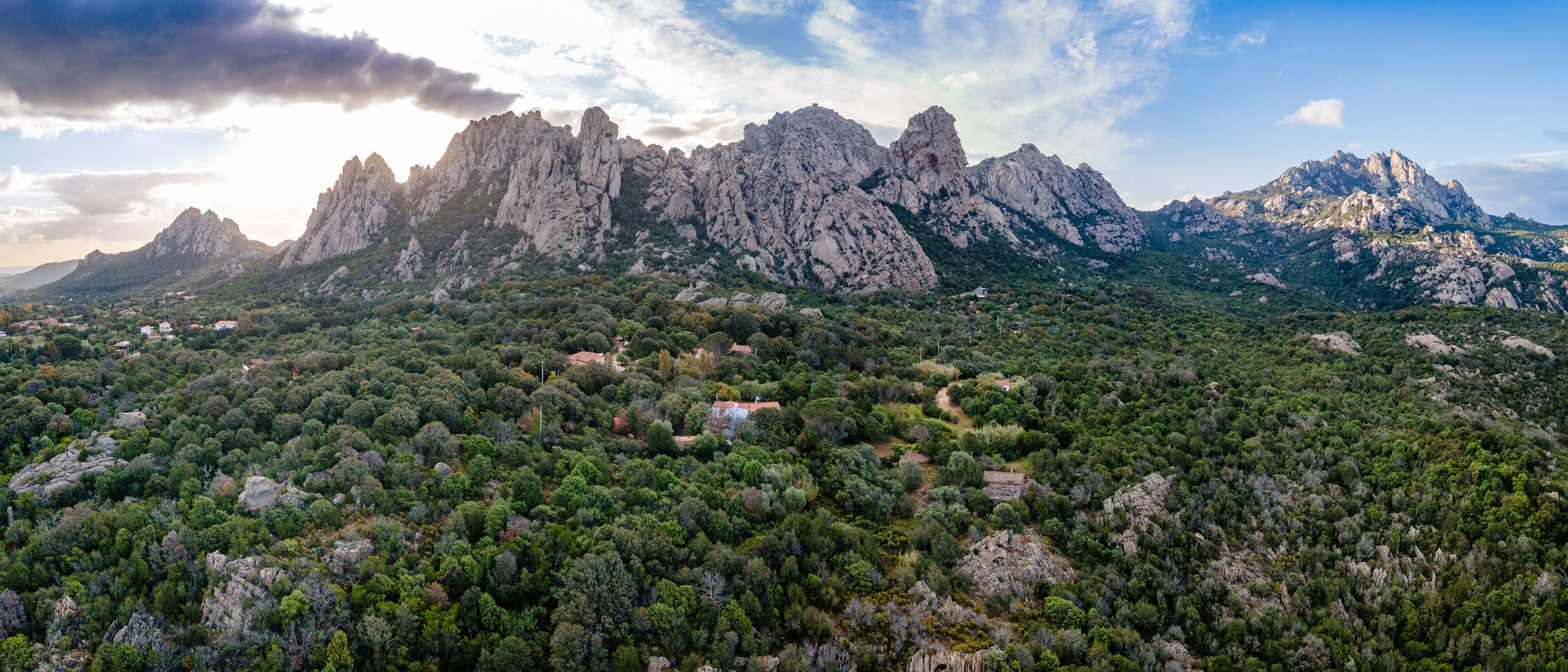 Mountains View of San Pantaleo village, Sardinia island