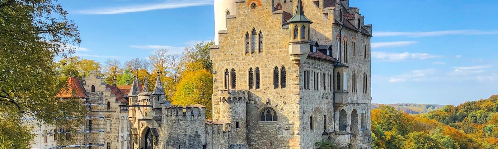 Lichtenstein Castle - located in the Swabian Jura of southern Germany, was built in Gothic Revival style in 1840-42.
#Trovember