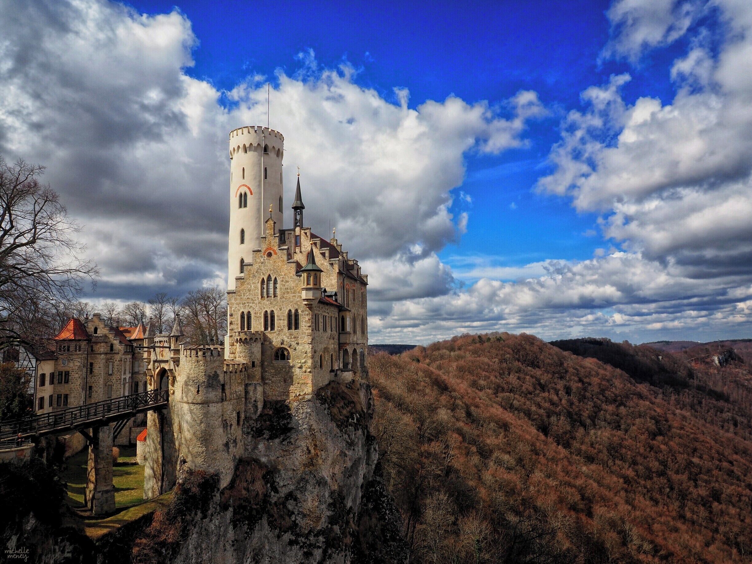 Schloß Lichtenstein,  Baden-Württemberg, Germany

Perched high atop the Swabian Alps of Southern Germany, this magical fairytale like castle was built in 1840's Gothic revival style just meters from the ruins of the medival castle. 

#LifeAtExpedia
#Mountains