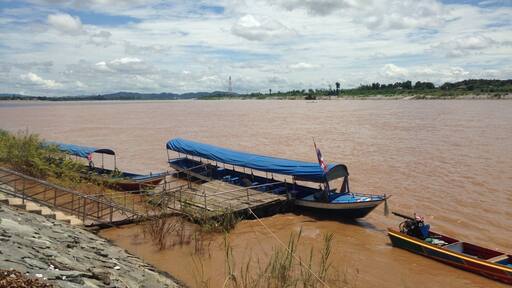 The Mekong is a trans-boundary river in Southeast Asia. It is the world's 12th-longest river and the 7th-longest in Asia. Its estimated length is 4,350 km (2,703 mi), and it drains an area of 795,000 km2 (307,000 sq mi), discharging 475 km3 (114 cu mi) of water annually.
From the Tibetan Plateau the river runs through China's Yunnan Province, Myanmar, Laos, Thailand, Cambodia, and Vietnam. In 1995, Laos, Thailand, Cambodia, and Vietnam established the Mekong River Commission to assist in the management and coordinated use of the Mekong's resources. In 1996 China and Myanmar became "dialogue partners" of the MRC and the six countries now work together within a cooperative framework.
The extreme seasonal variations in flow and the presence of rapids and waterfalls in the Mekong make navigation difficult. Even so, the river is a major trade route between western China.