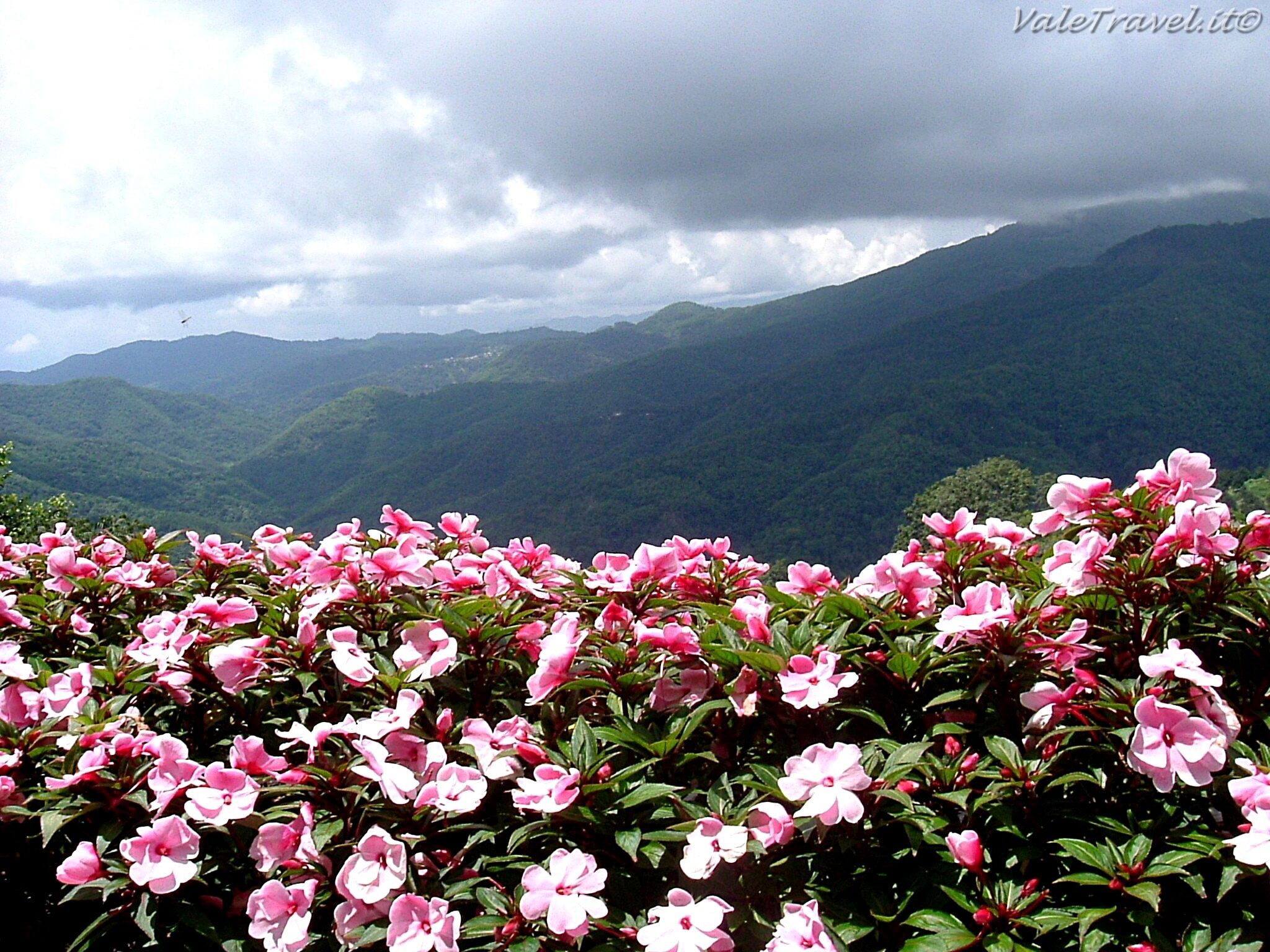 Hills near Laos border in Mekong valley