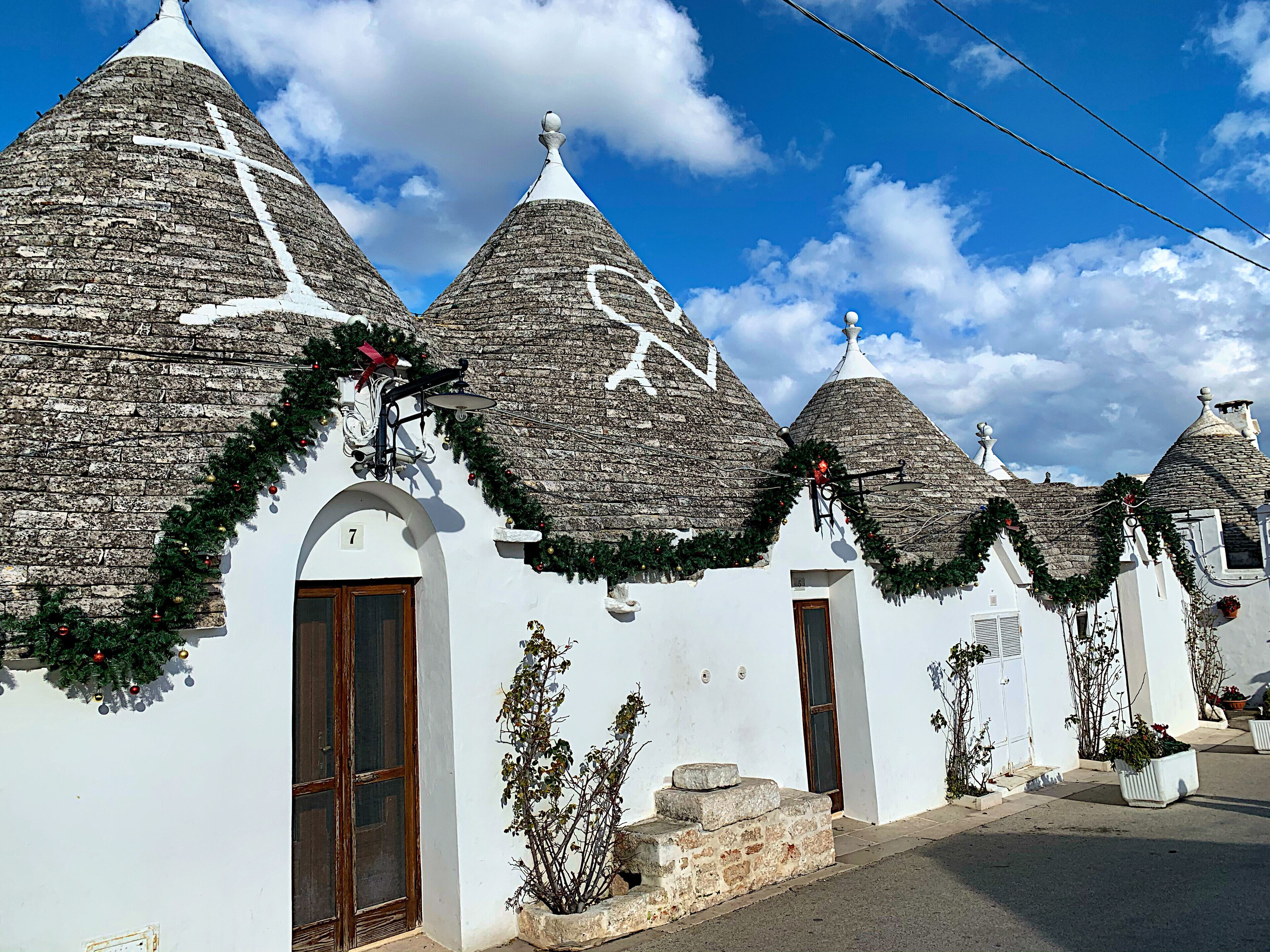 Alberobello - home of trulli - a traditional Apulian dry stone huts with a conical roof.