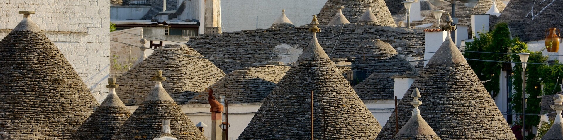 Alberobello which includes a city
