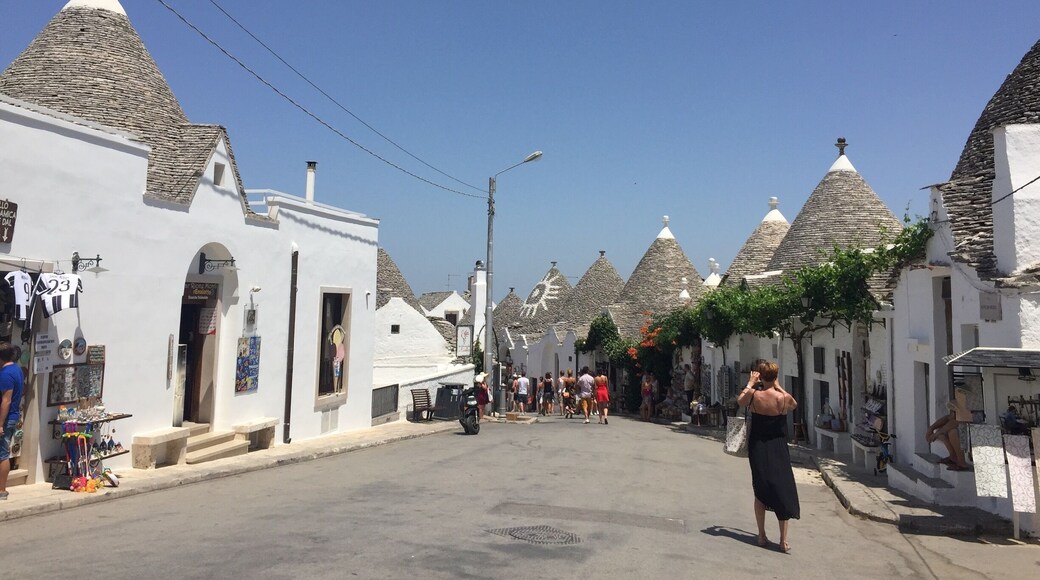 Beautiful little place, amazing trulli buildings and topped off by visiting a gorgeous little bakery and trying a local delicacy called "Puccia".