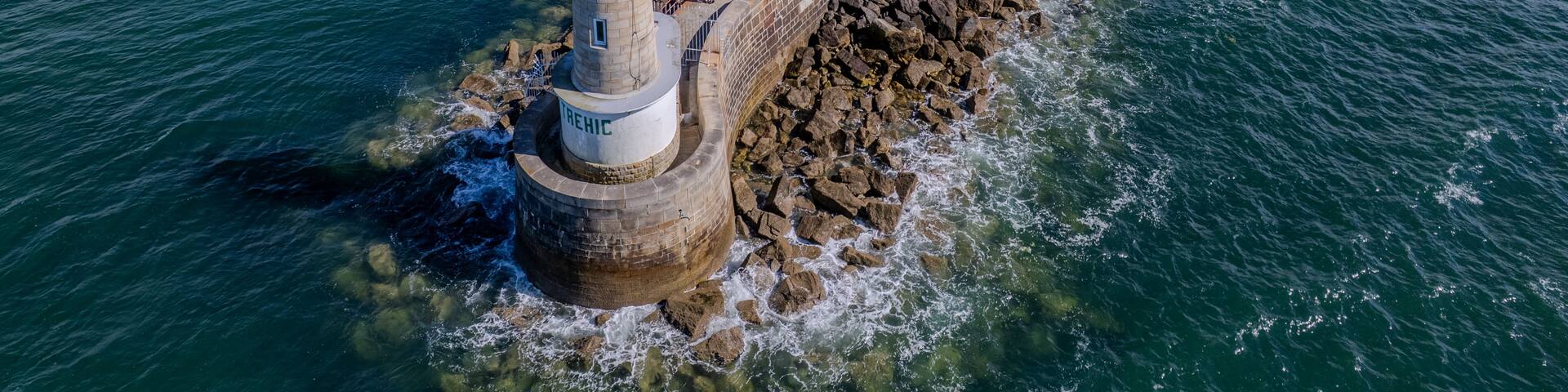 Tréhic lighthouse at Le Croisic, France