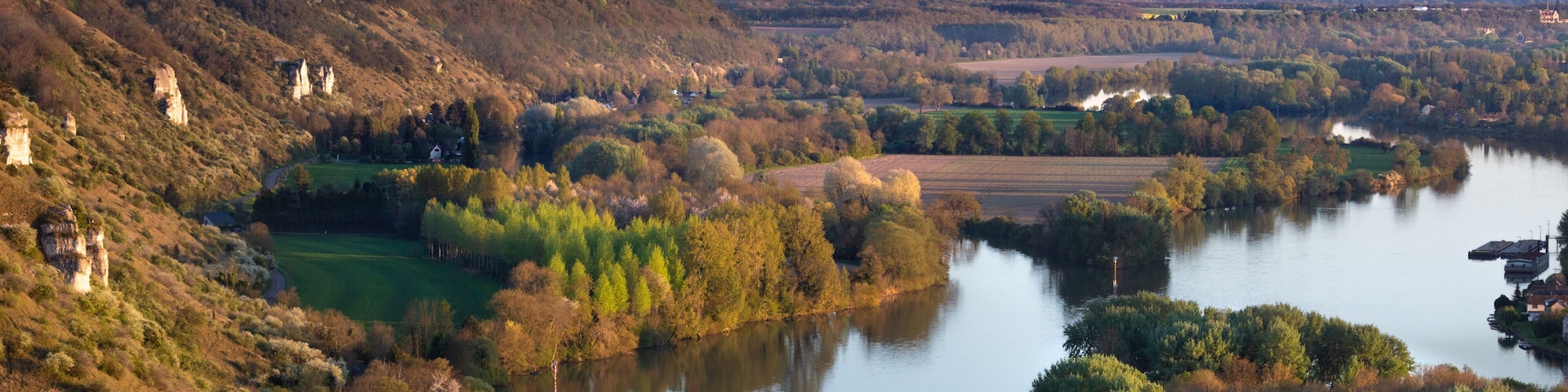 Falaises de Connelles dans l'Eure en Normandie
