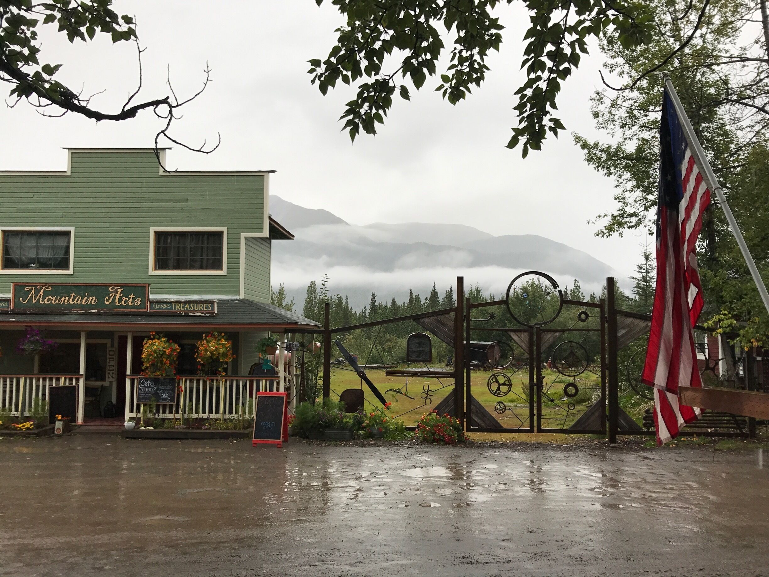 Beautiful little town in the middle of Wrangell St. Elias National Park. 