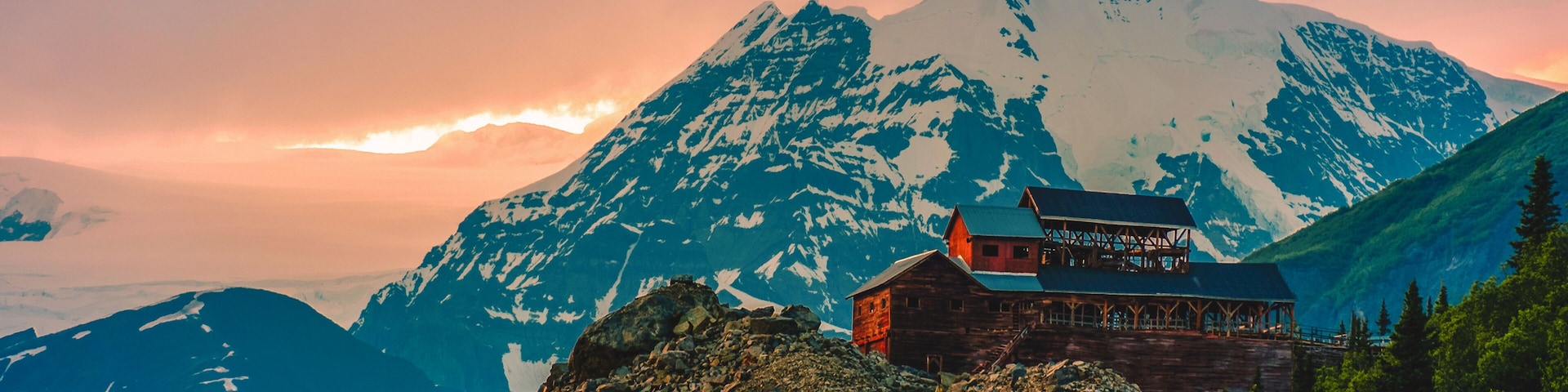 Kennicott Mill Building, Alaska. Wrangel-St. Elias National Park.