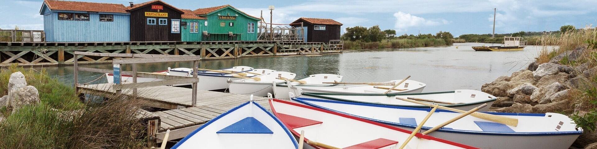 The Ile de Oleron, a long walk or a shorter drive across the bridge and worth a visit on a sunny day.