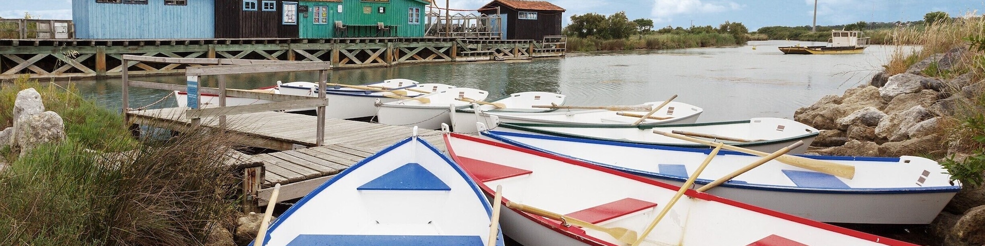 The Ile de Oleron, a long walk or a shorter drive across the bridge and worth a visit on a sunny day.