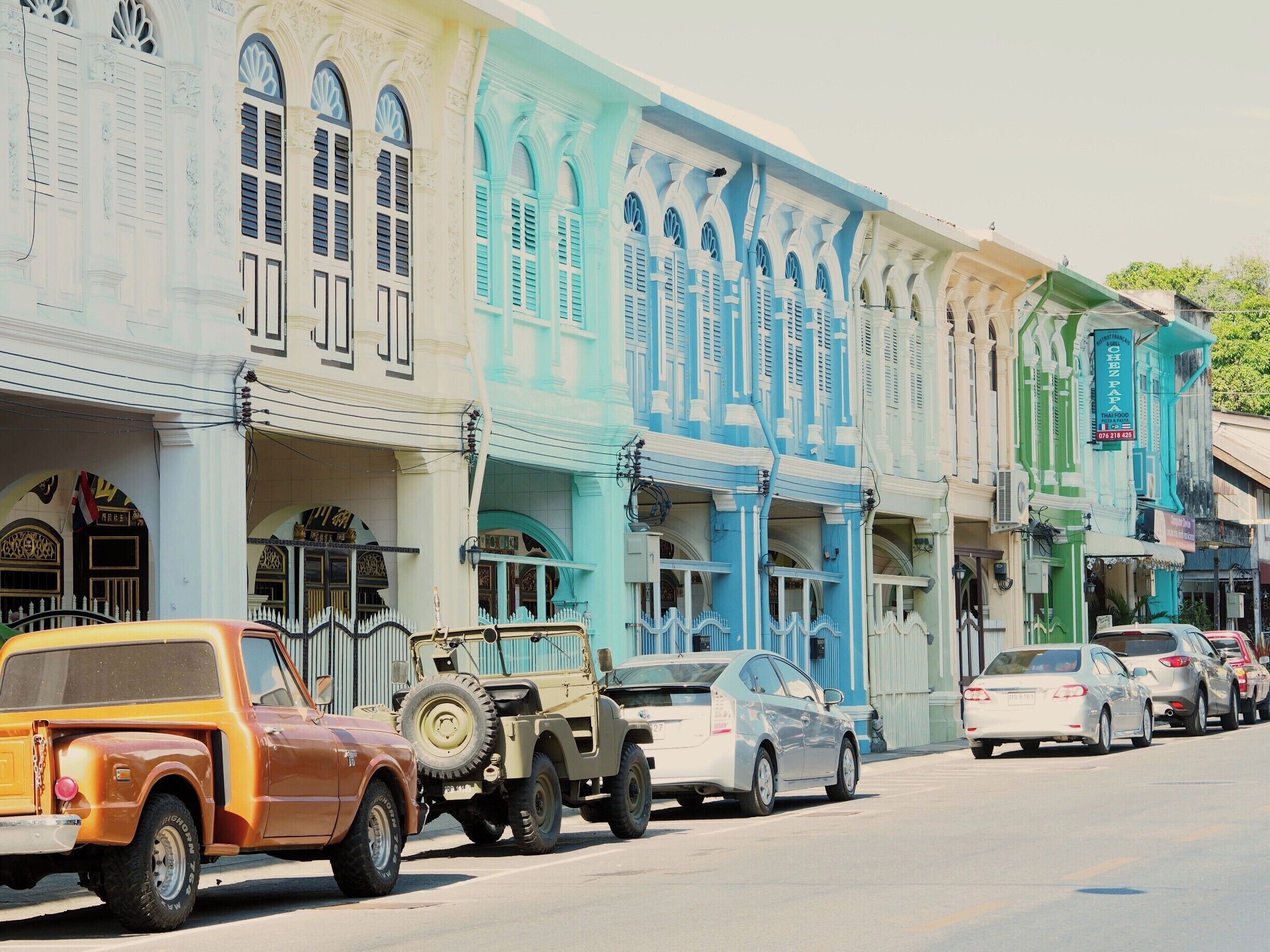 Phuket Town is a surprising escape from the mass tourism the island of Phuket is perhaps better known for. Come here and wander around the colourful Thalang Road area and enjoy great authentic Thai food at street food prices. On Sundays there's a night market on Thalang Road too (starting at 5 pm) which is mainly populated by local Thais, so if you only have one chance to visit this would be a great time to go. Just bring a good appetite.

Read more at

http://www.aboveusonlyskies.com/foodie-heaven-in-phuket-old-town/
